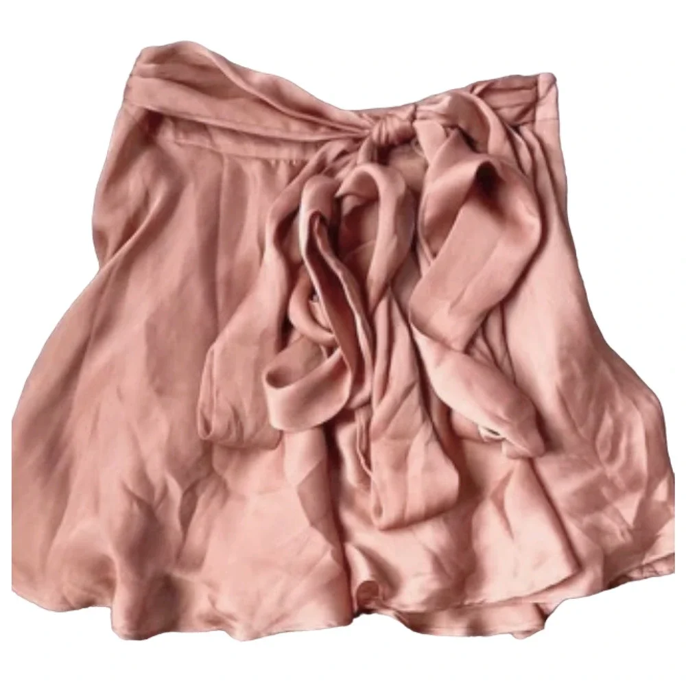 NEW FREE PEOPLE KAS NEW YORK CHIFFON SKATER MINI SKIRT SIZE SMALL